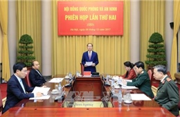 Phiên họp thứ hai Hội đồng Quốc phòng và An ninh nhiệm kỳ 2016 - 2021 